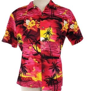 Palmwave Mens size Large Hawaiian Luau Shirt -Copy